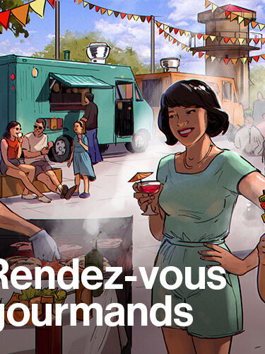 Les Rendez-vous gourmands aux Jardins des Floralies