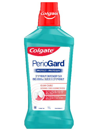 Prenez soin de vos gencives avec le nouveau rince-bouche Periogard de Colgate !