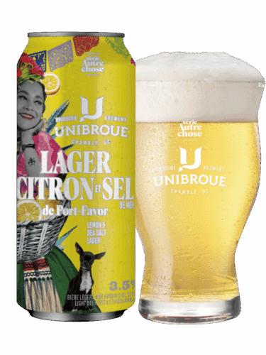 Une brise salée chez Unibroue : cap sur la Lager Citron & Sel de mer!