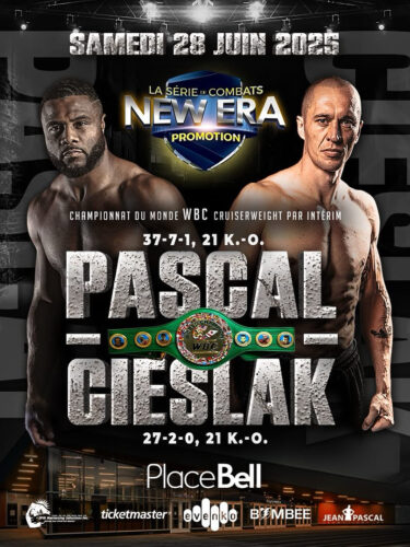 Jean Pascal combat pour le titre WBC à la Place Bell