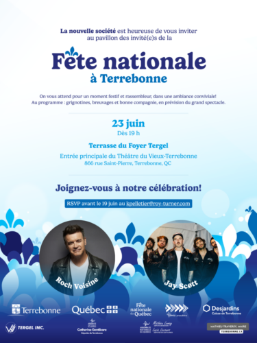 Fête nationale à Terrebonne : Roch Voisine et Jay Scott