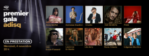 Prestations Premier gala Adisq 2026