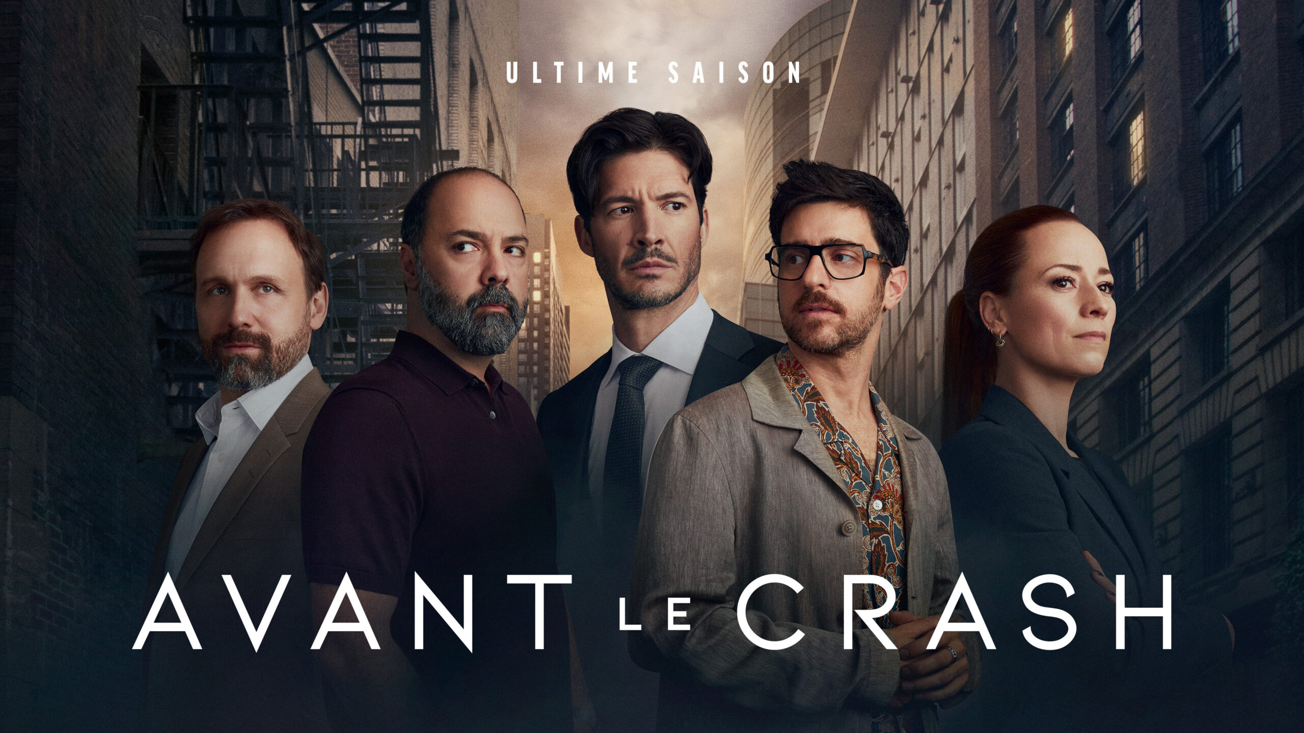 Affiche officielle de la saison 3 d’Avant le crash sur ICI TÉLÉ