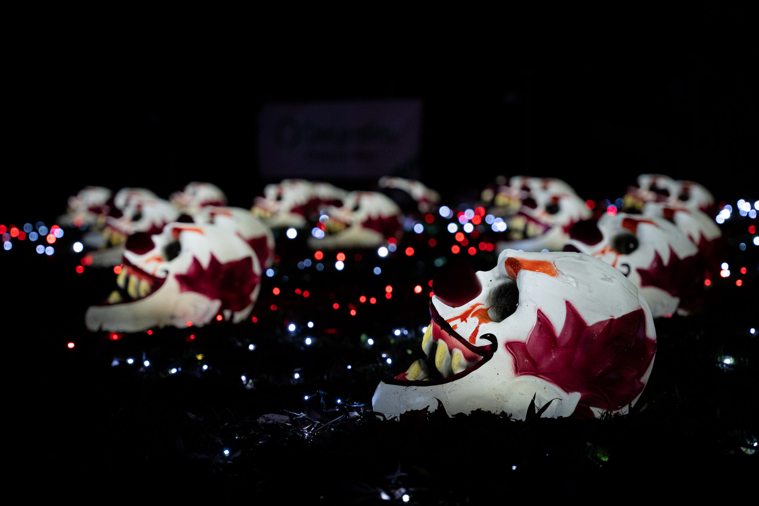 Festival Frissons Mascouche 2025 parcours illuminé