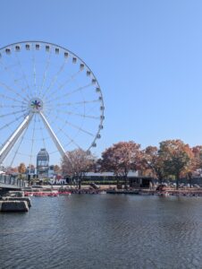 La grande roue du Vieux-Port de Montréal automne