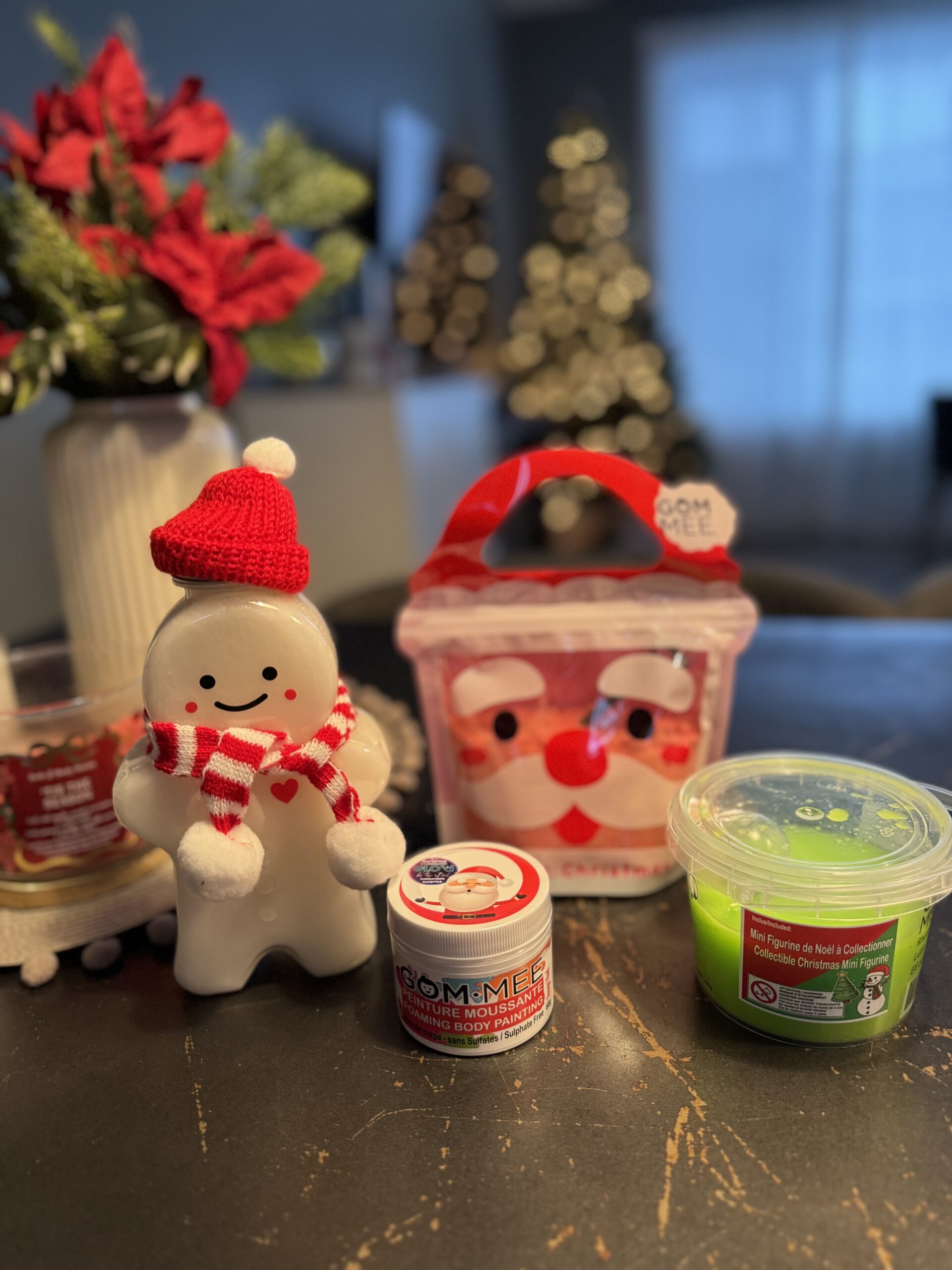 Collection des Fêtes Gom Mee 2025 pour enfants – produits de bain doux et amusants