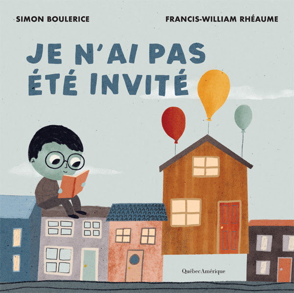 Couverture du livre Je n’ai pas été invité avec Paul devant des maisons colorées.