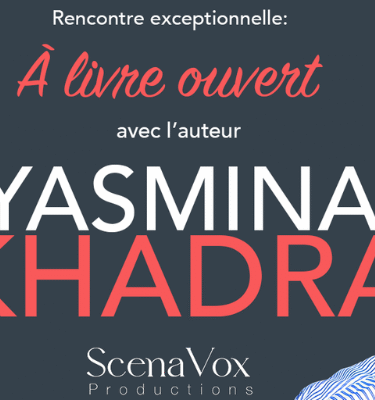 Rencontre avec Yasmina Khadra au Théâtre St-Denis