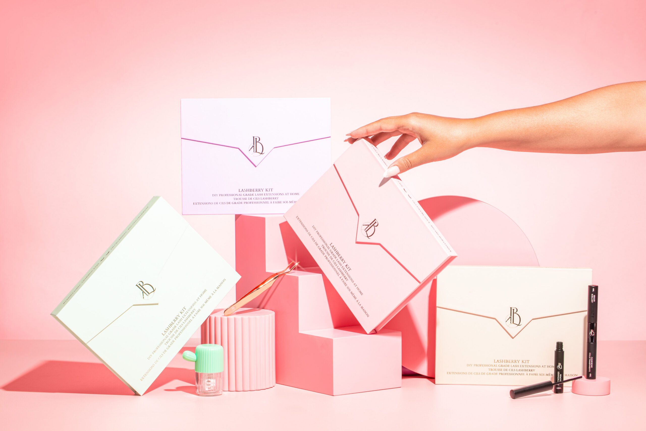 Coffret de cils et sérum Brow & Lashberry, duo beauté parfait pour Noël