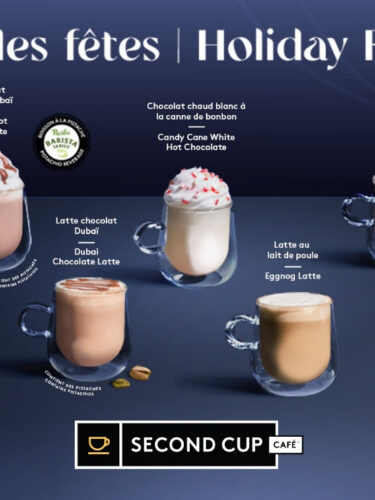 Second Cup Café dévoile son menu festif 2025 à la pistache