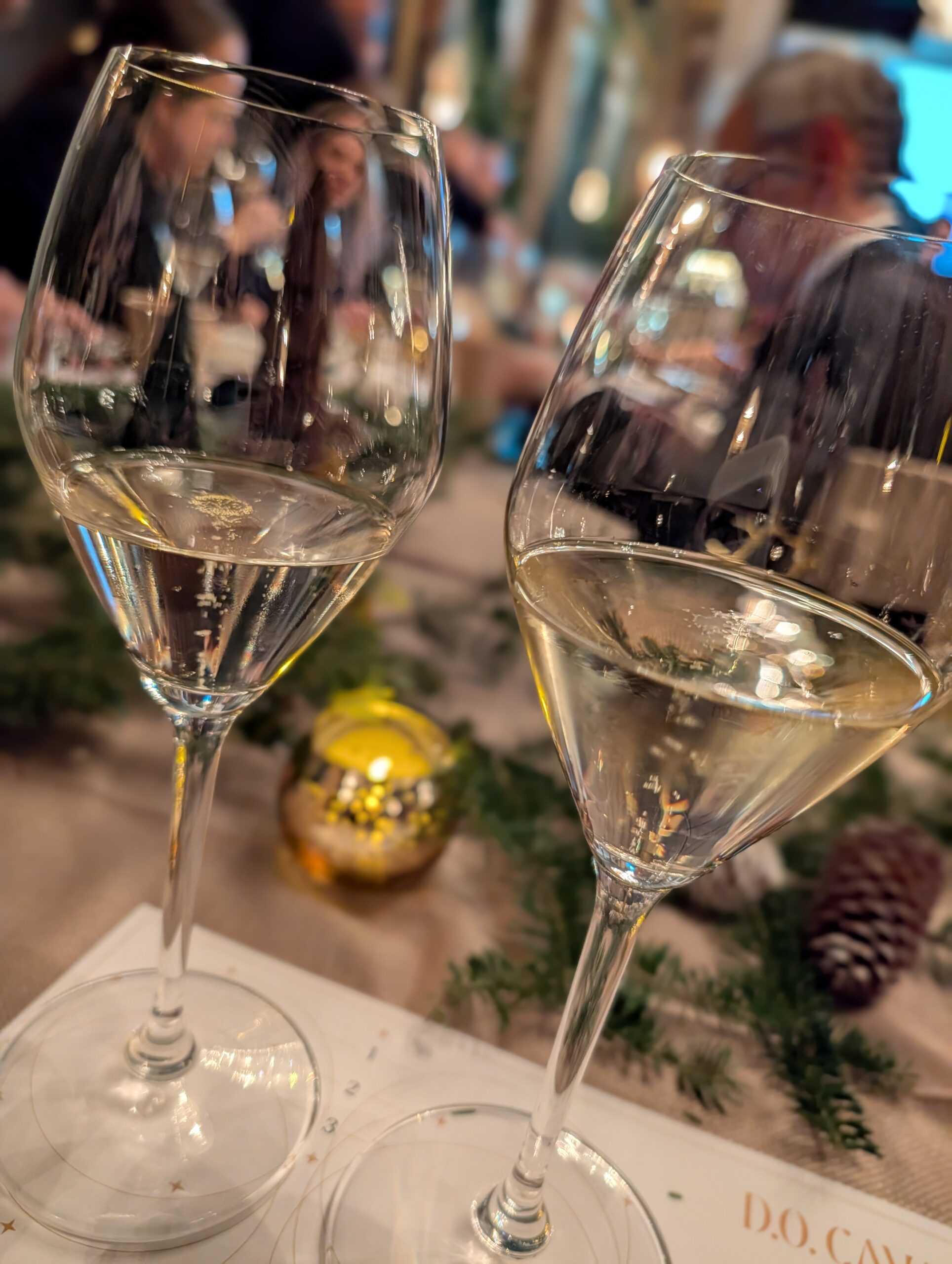 Cava dégusté lors de la soirée D.O. Cava au Club St-Denis, parfait pour les accords mets-vins des Fêtes