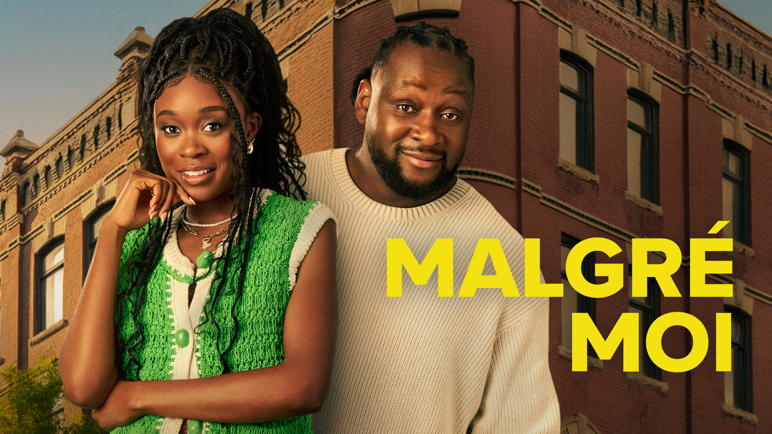 Affiche de la série québécoise « Malgré moi » sur TOU.TV Extra