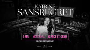 Katrine Sansregret 2026 lors de l’annonce de son premier spectacle à l’Espace St-Denis