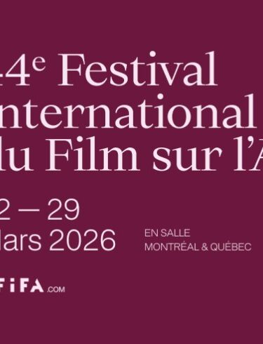 FIFA 44 : plongez au cœur du cinéma sur l’art