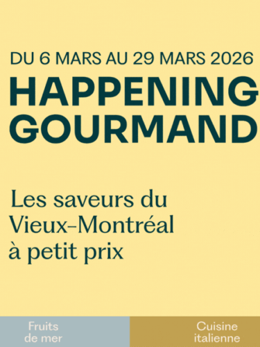 Retour de l&rsquo;Happening Gourmand: 9 restos à découvrir!