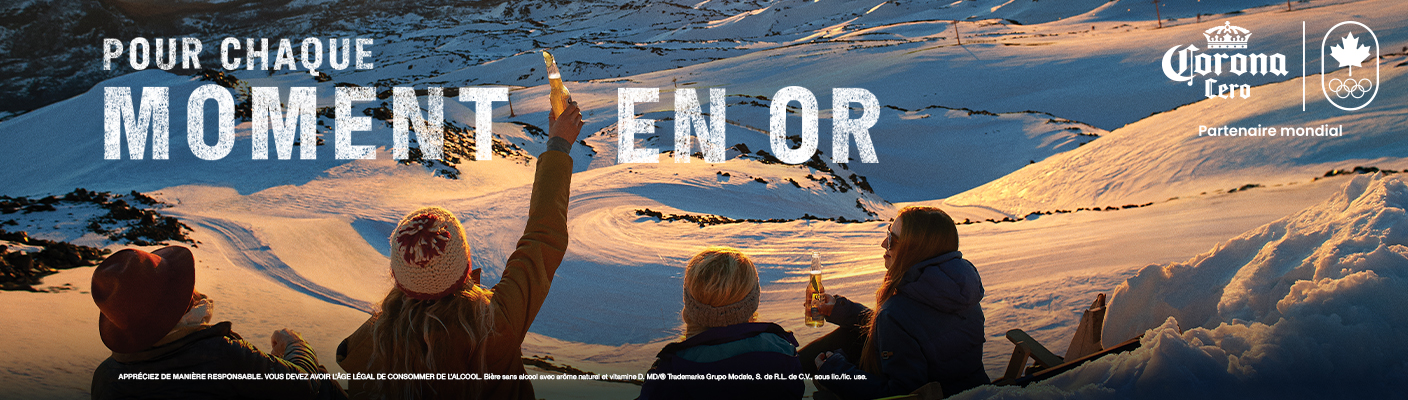 Skieurs profitant d'une journée ensoleillée à la montagne lors du concours Corona Cero pour gagner des billets de ski gratuits.