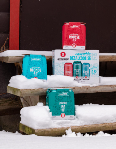 Archibald lance la Série Territoire : bières sans alcool