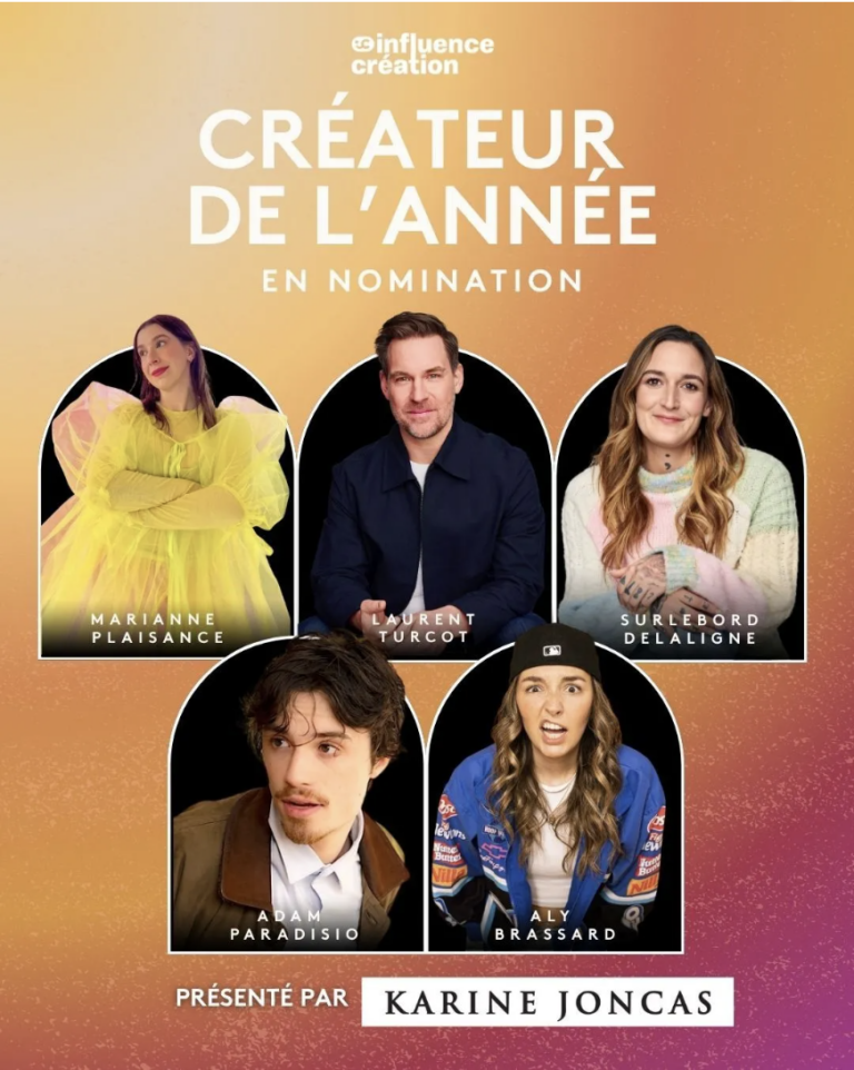 Gala InfluenceCréation 2026 : Math Duff à l’animation