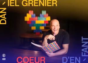 Affiche du nouveau spectacle solo de Daniel Grenier, «Cœur d’enfant». Photo courtoisie