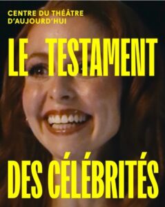 Visuel officiel du spectacle_Le Testament des célébrités