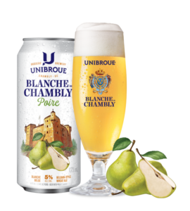 bière Blanche de Chambly Poire d Unibroue