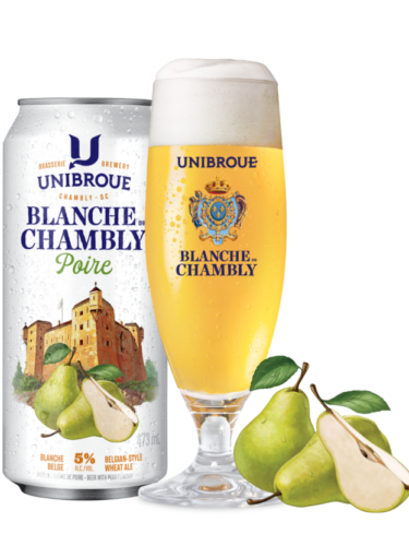 Unibroue et sa nouveauté d&rsquo;été : La Blanche de Chambly Poire