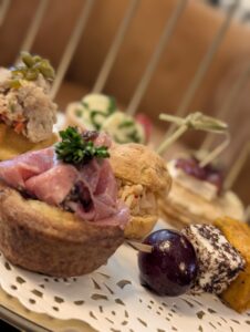 Petites bouchées servies chez Amo Estate winery