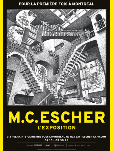 L&rsquo;exposition M.C. Escher arrive à Montréal ce printemps