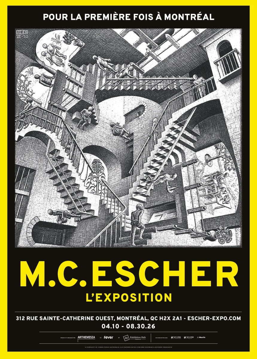 exposition M.C. Escher à Montréal