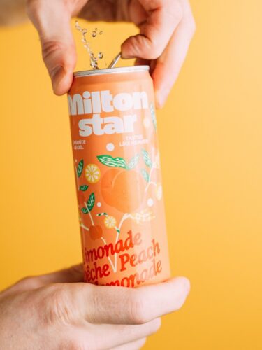 Milton Star Limonade Pêche : le cocktail de l&rsquo;été !