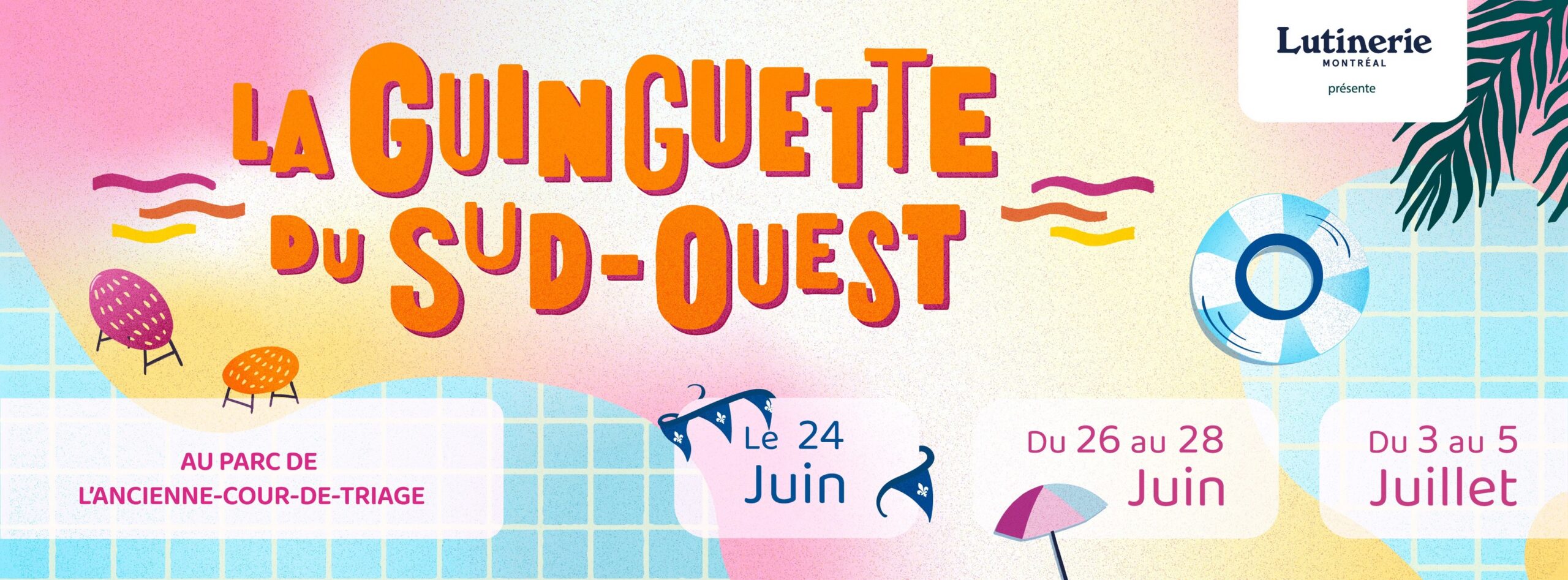 soirée estivale aux Guinguettes de Montréal.
