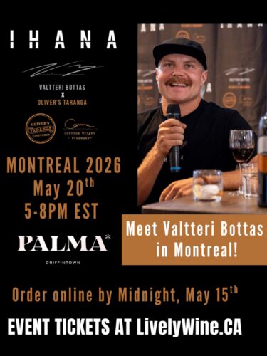 Découvrez les vins de Valtteri Bottas lors d&rsquo;un 5 à 7