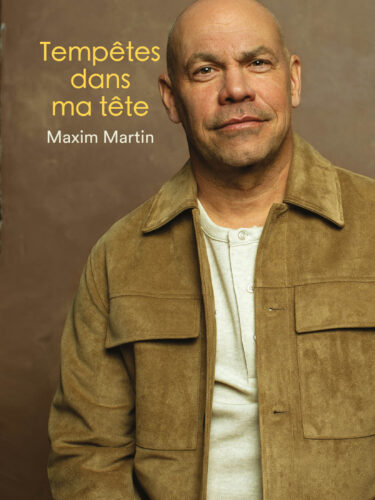 Maxim Martin : Son nouveau livre Tempêtes dans ma tête