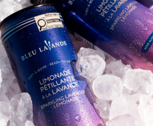 limonade pétillante à la lavande de Bleu lavande