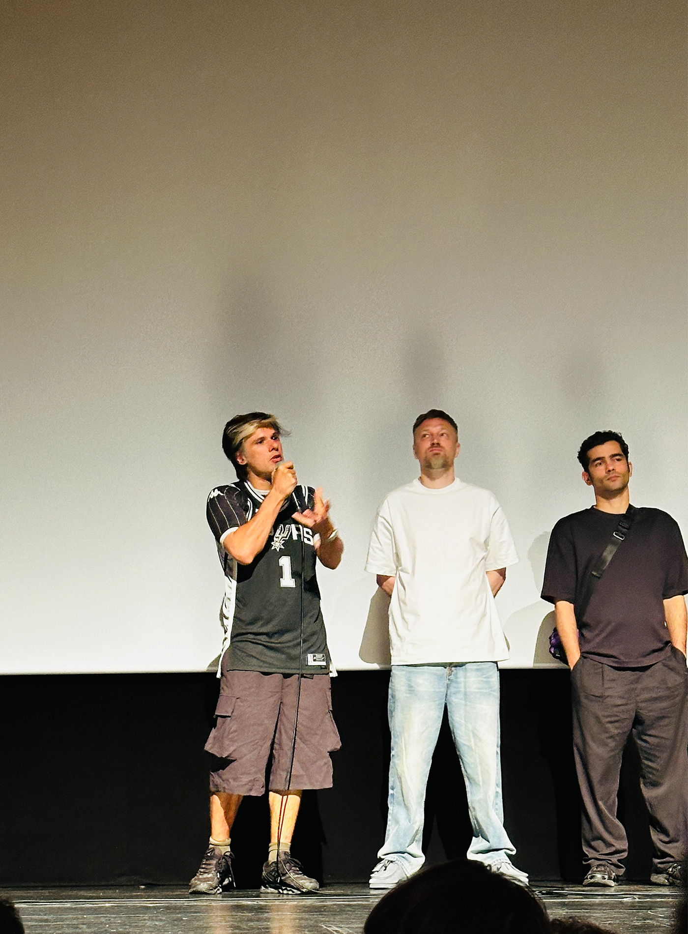 Q-A- projection Yuroï avec Orelsan, Skread, et Eddie Purple