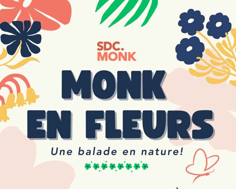 Monk en fleurs