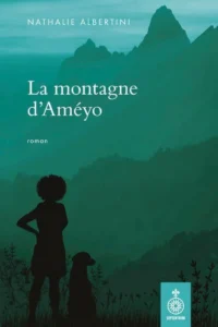 couverture montagne fond vert, ameyo