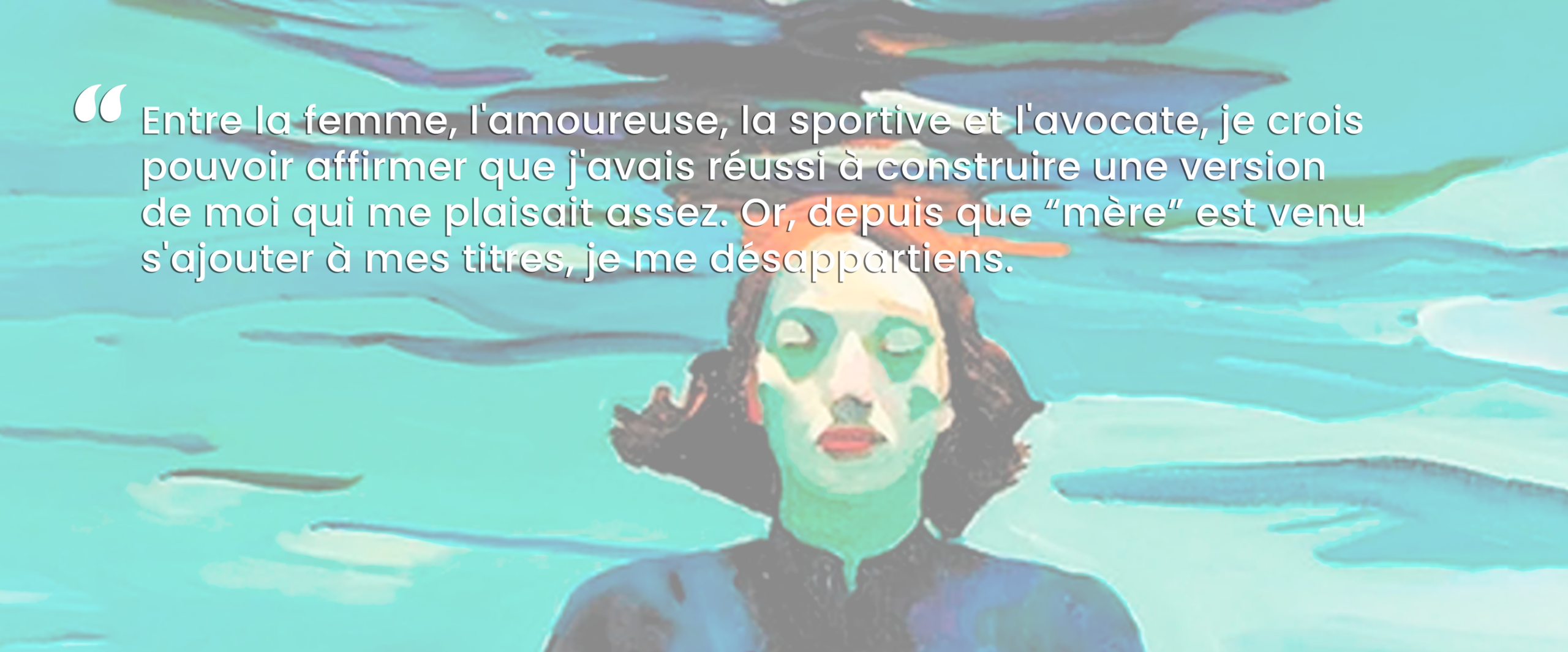 exploser tout bas-citation piscine femme texte