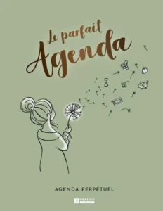 le parfait agenda couverture - fond vert