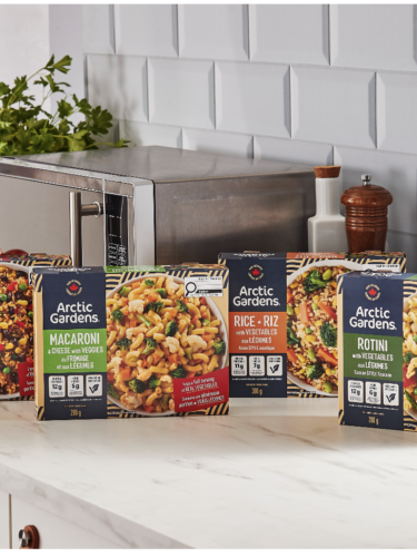 Nouveaux repas surgelés individuels santé par Arctic Gardens