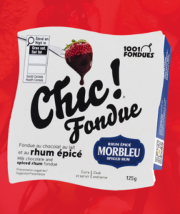 Chic! Fondue au chocolat au lait et rhum épicé Morbleu
